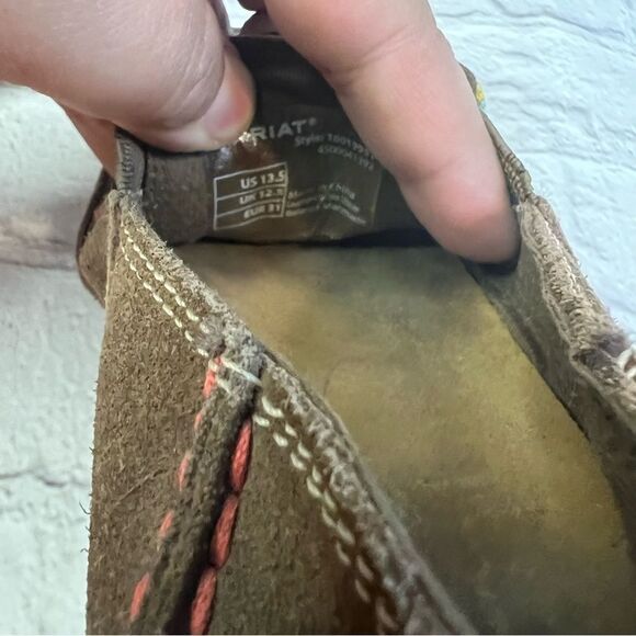 Ariat Kids' Cruiser Slip-on Shoe Palm Brown size 13.5 - Picture 8 of 8